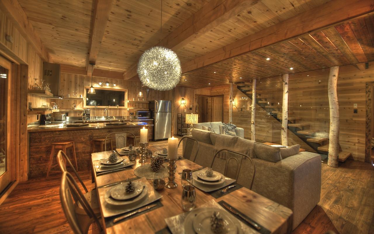 Les Bouleaux - Les Chalets Spa Canada La Malbaie Exterior photo